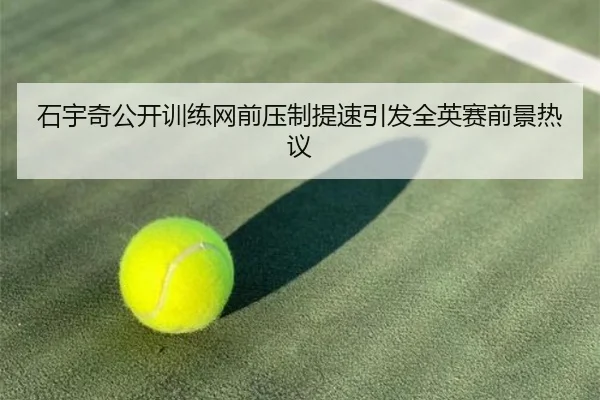 石宇奇公开训练网前压制提速引发全英赛前景热议